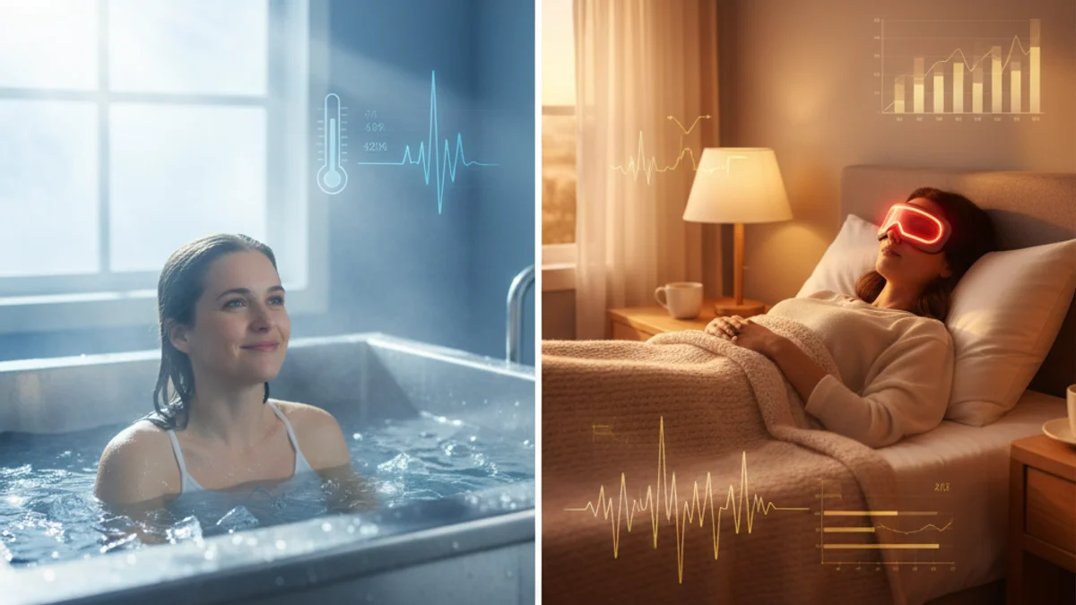 Парадоксът на студения душ: Защо ледените бани помагат за стреса, но могат да навредят на съня (Какво да правите вместо това)